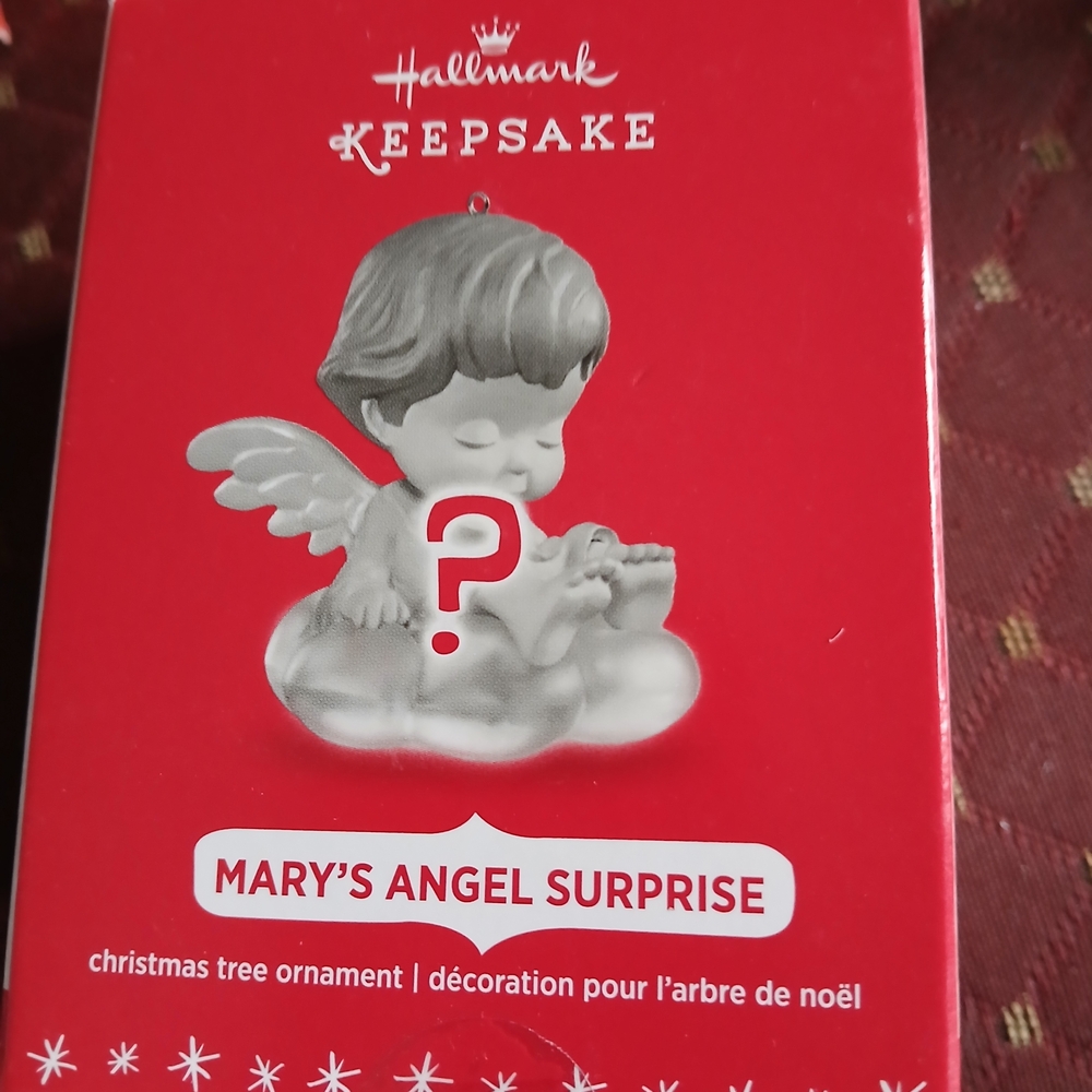 Hallmark Keepsake Red Angel Surprise Ornament